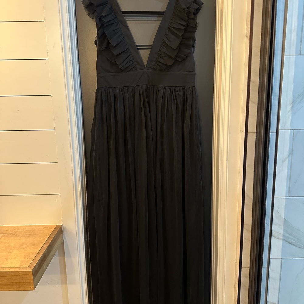 Lulu's Black Maxi Dress